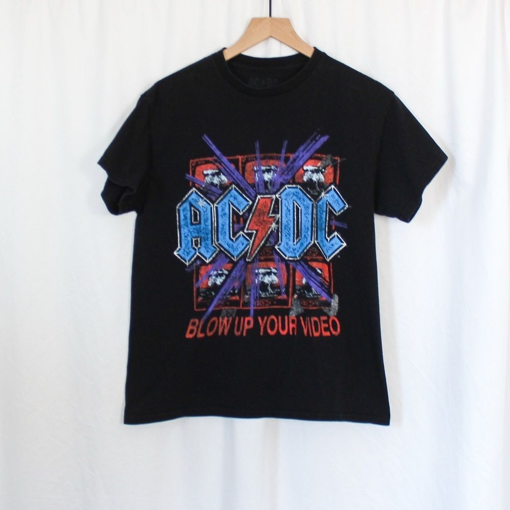 AC/DC Blow Up Your Video Graphic Tee Small